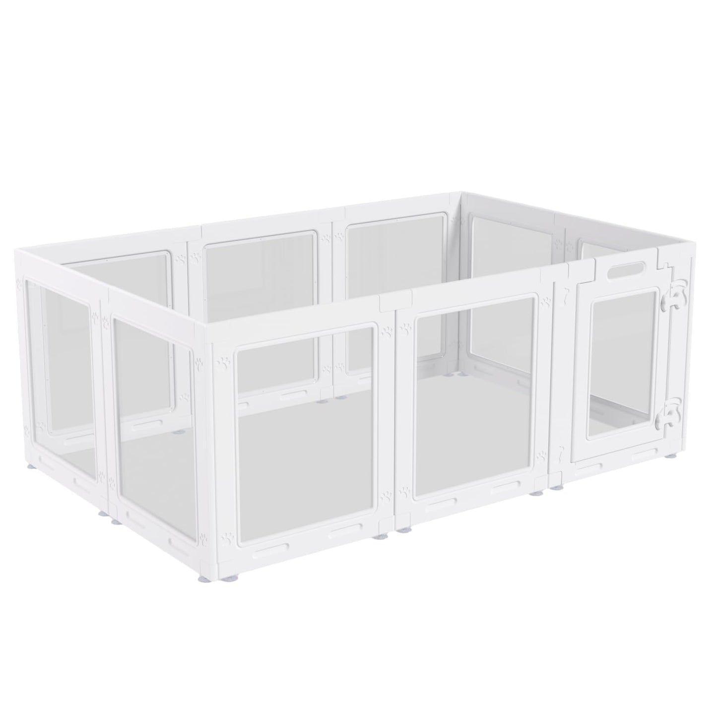 Clear Acrylic Dog Playpen with Door. Chosen for real quality, fits naturally into modern pet homes.