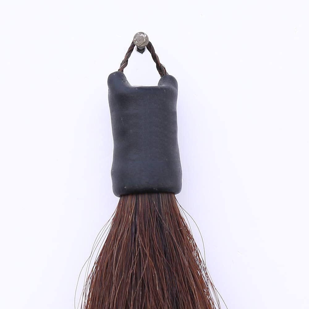 Horse Tail Extensions with Braided Horsehair Loop, Blunt Cut Bottom, 28-30 inches Long and 3/8 lb Weight