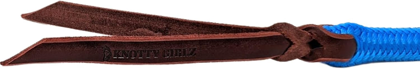 22' Long Line with SS O Ring and Carabiner (Blue)