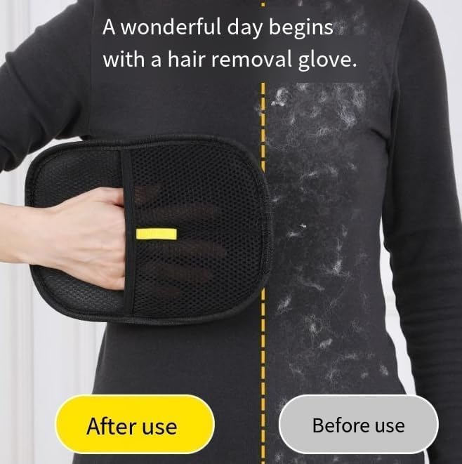 3pcs Glove for Pet Hair Removal, Efficient Grooming for Pet Hair, Cats & Dogs Grooming for Hair Removal