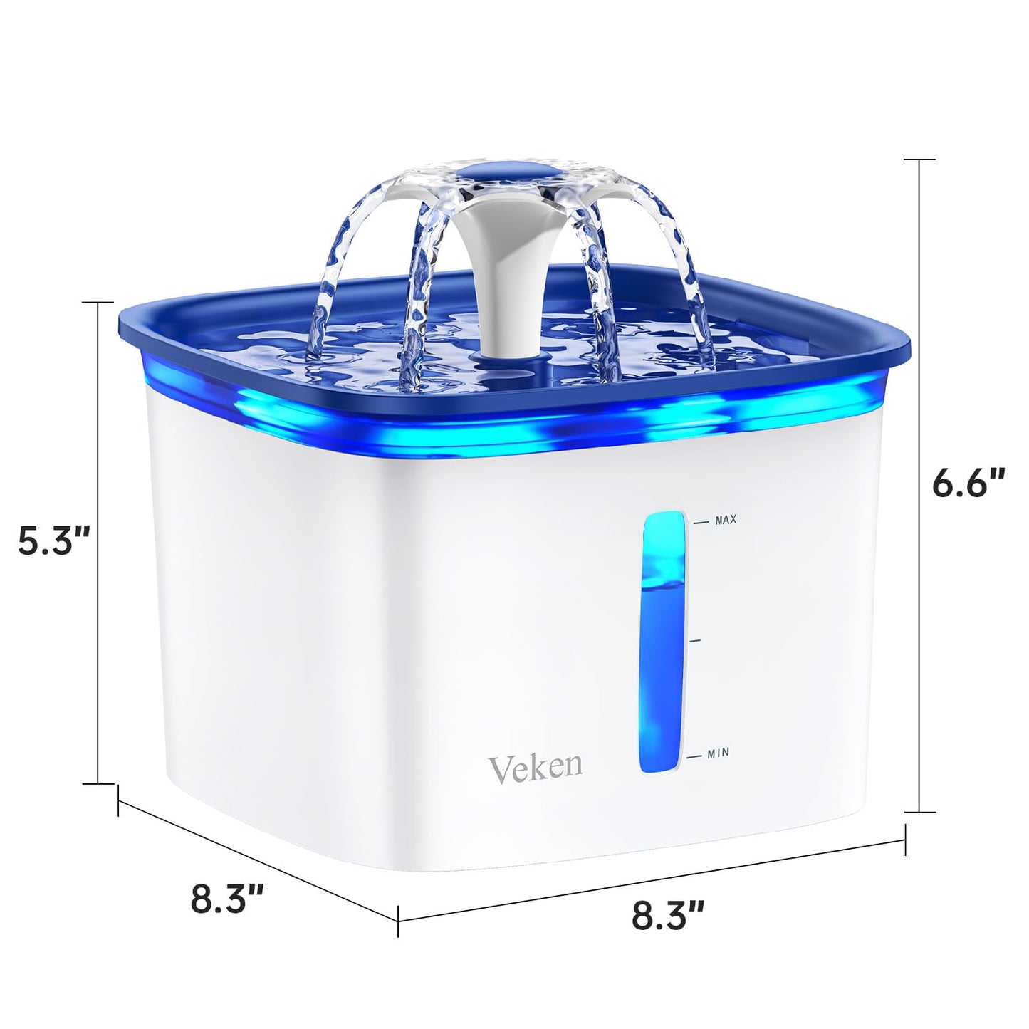 Veken Innovation Award Winner 95oz/2.8L Cat Water. Chosen for real quality, fits naturally into