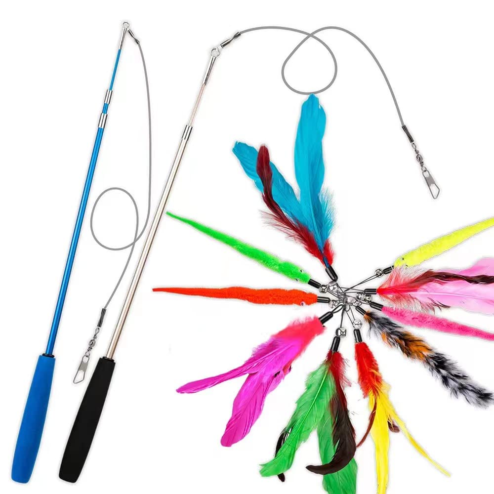 JIARON Cat Toys Interactive Feather Toy. Chosen for real quality, fits naturally into modern pet