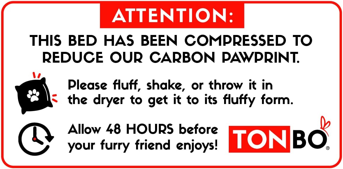 TONBO Soft Plush Small Cute and Cozy Donut Dog Cat Bed, Washer and Dryer Friendly (Donut)