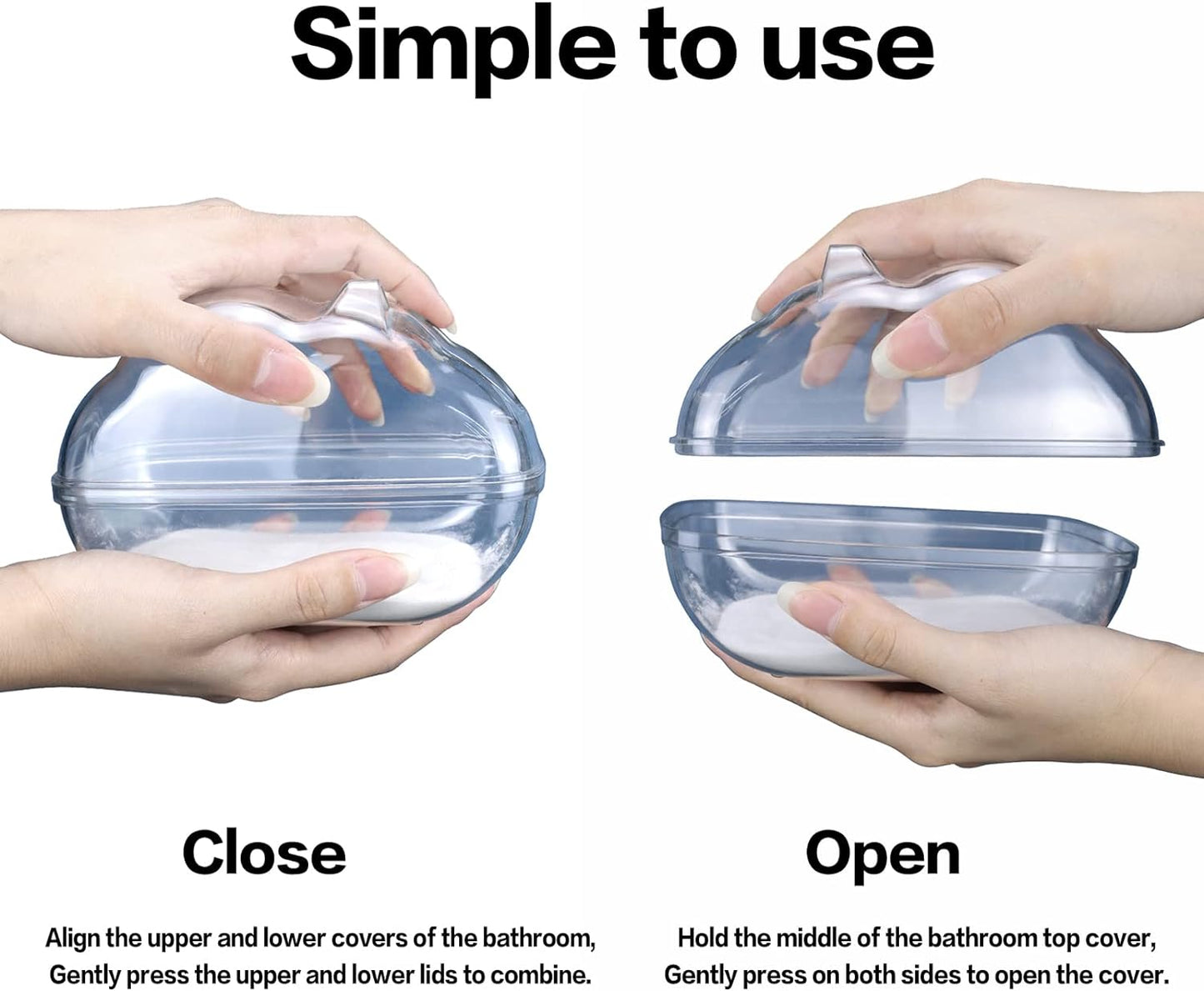 Hamster Bathtub,Hamster Bathroom,Small Animal Habitat Décor,Sand Bath Container Transparent Beds,Hamster Bed,Ice Bathtub,Sleep Pad Nest,Sand Bath Box for Cage Accessories(M)