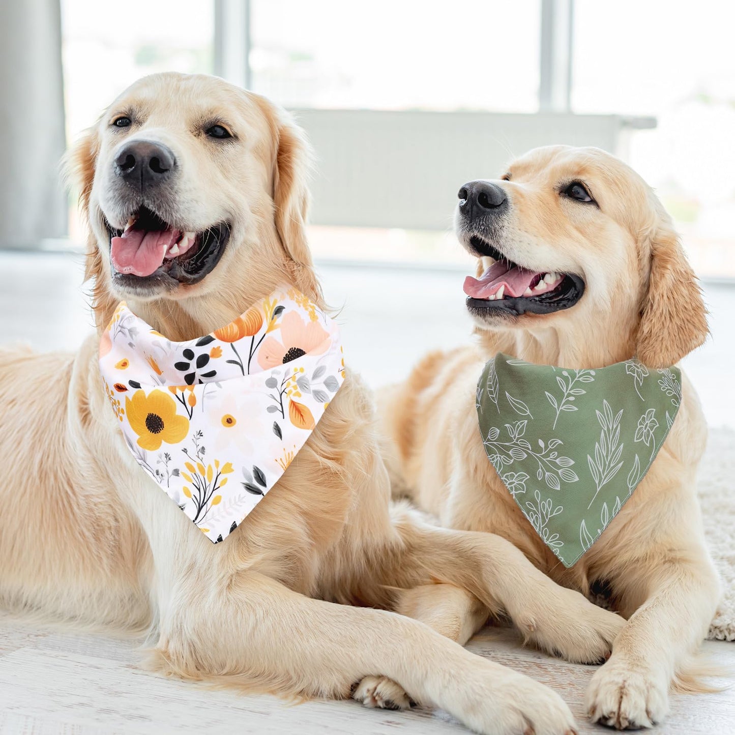 Whaline 4 Pcs Boho Pet Bandanas. Chosen for real quality, fits naturally into modern pet homes.