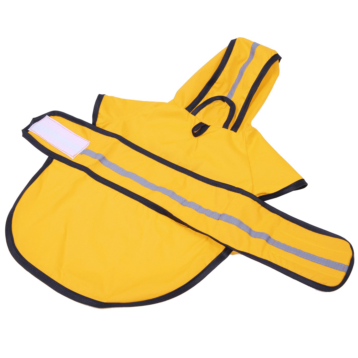 HDE Dog Raincoat with Hood & Leash Hole S. Chosen for real quality, fits naturally into modern pet