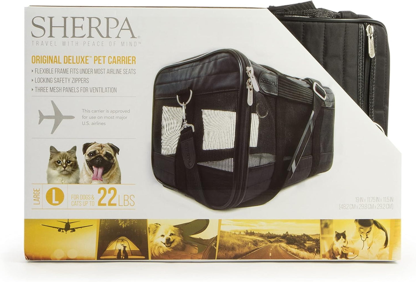 Sherpa Original Deluxe Travel Pet Carrier. Chosen for real quality, fits naturally into modern pet