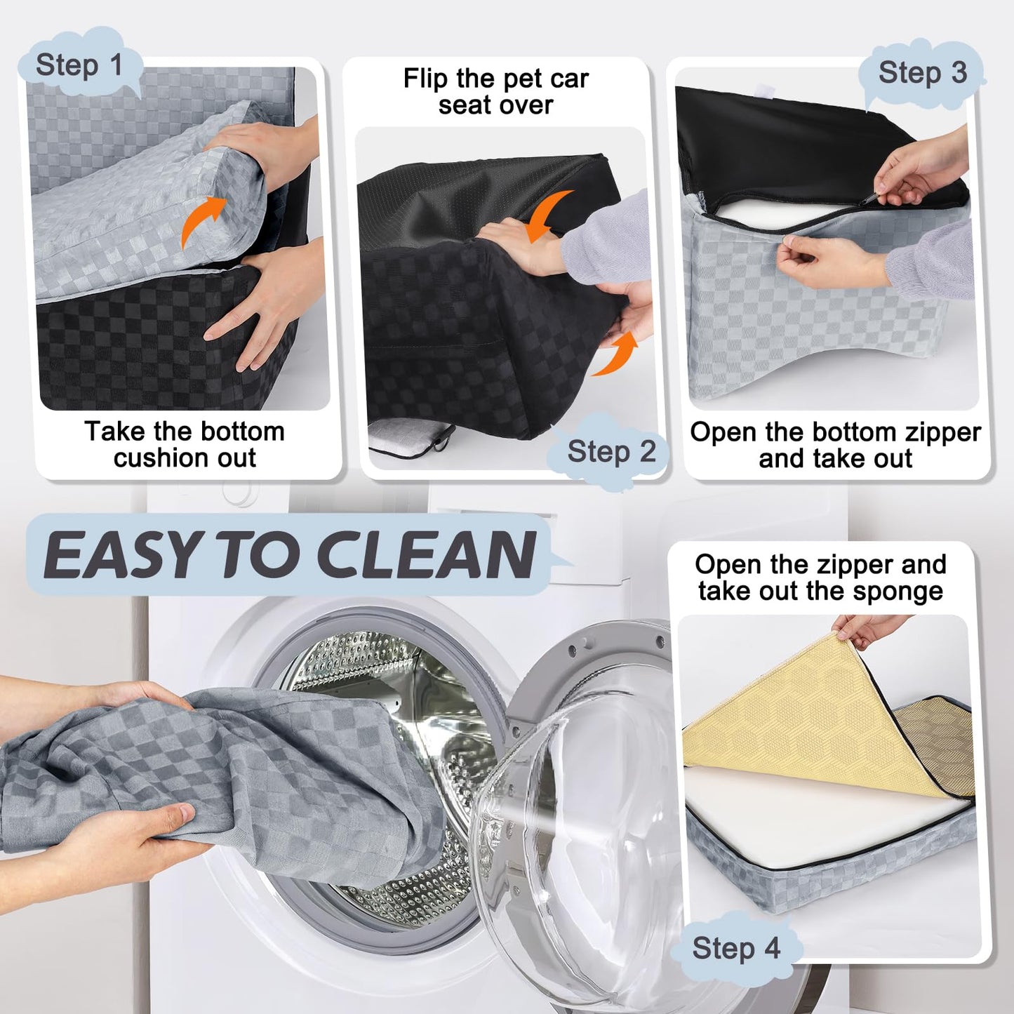 JOEJOY Dog Car Seat for Medium/Large Dogs. Chosen for real quality, fits naturally into modern pet