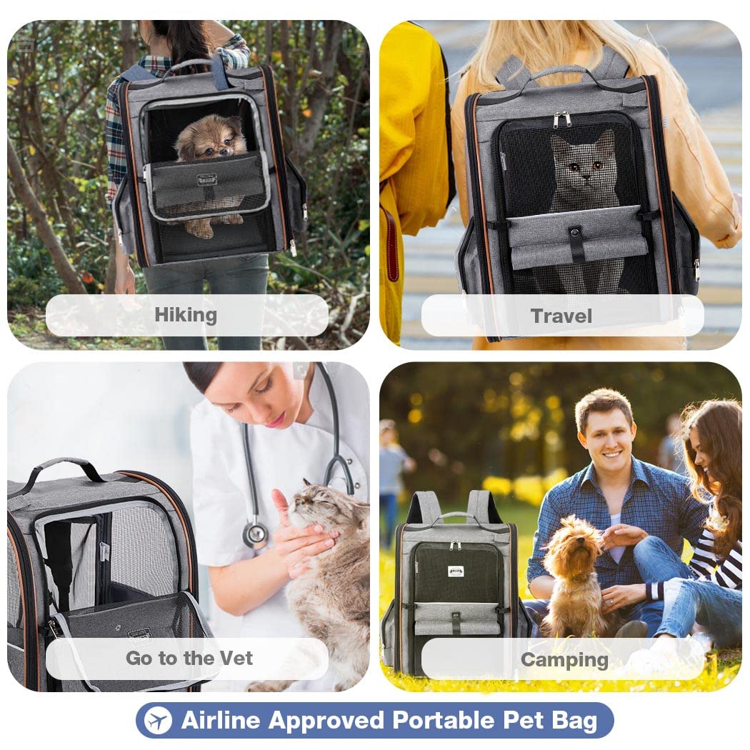 Lekebobor Extra Large Cat Backpack Carrier Expandable. Chosen for real quality, fits naturally into