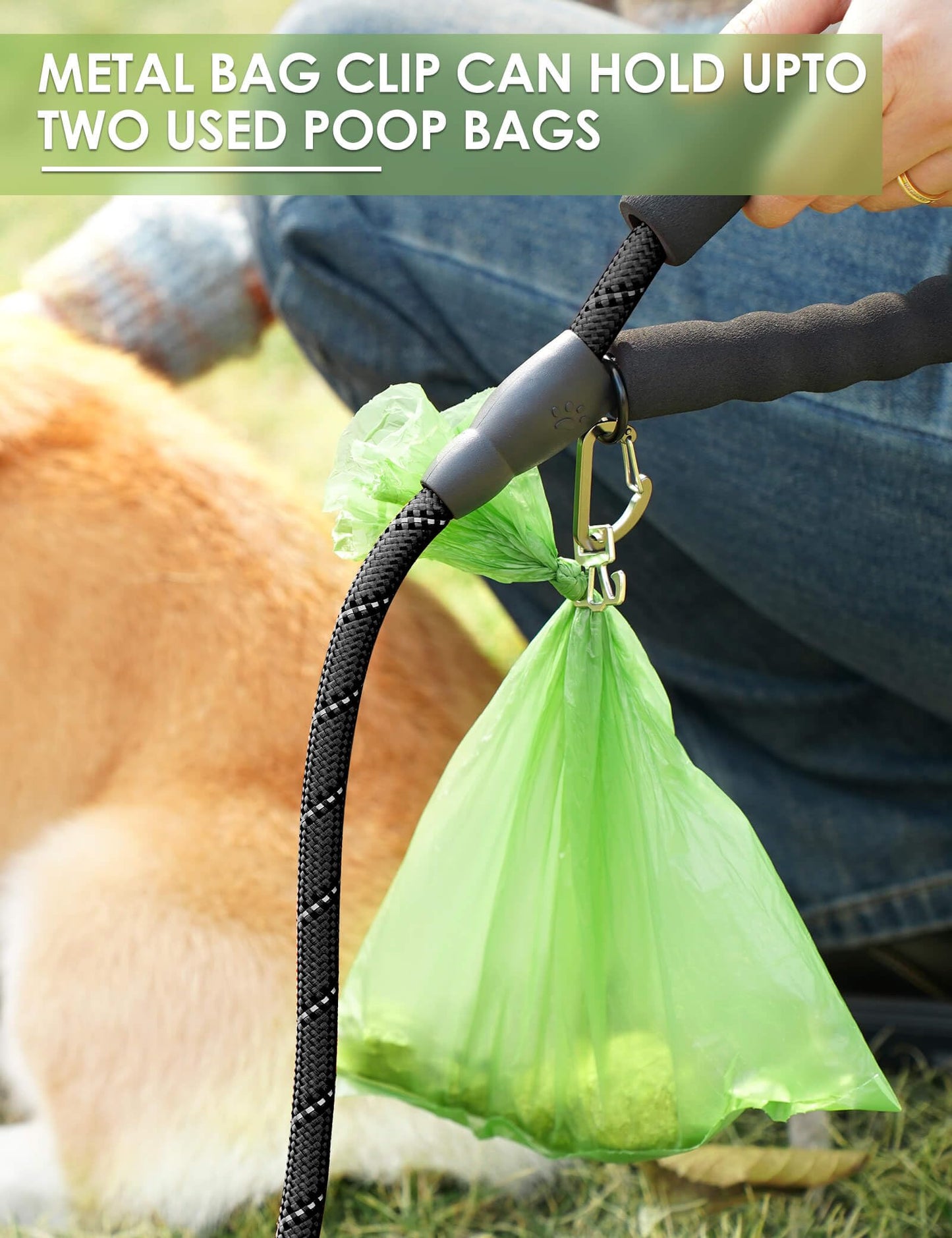 Gobeigo Dog Poop Bag Holder with Used Bag Carrier. Chosen for real quality, fits naturally into