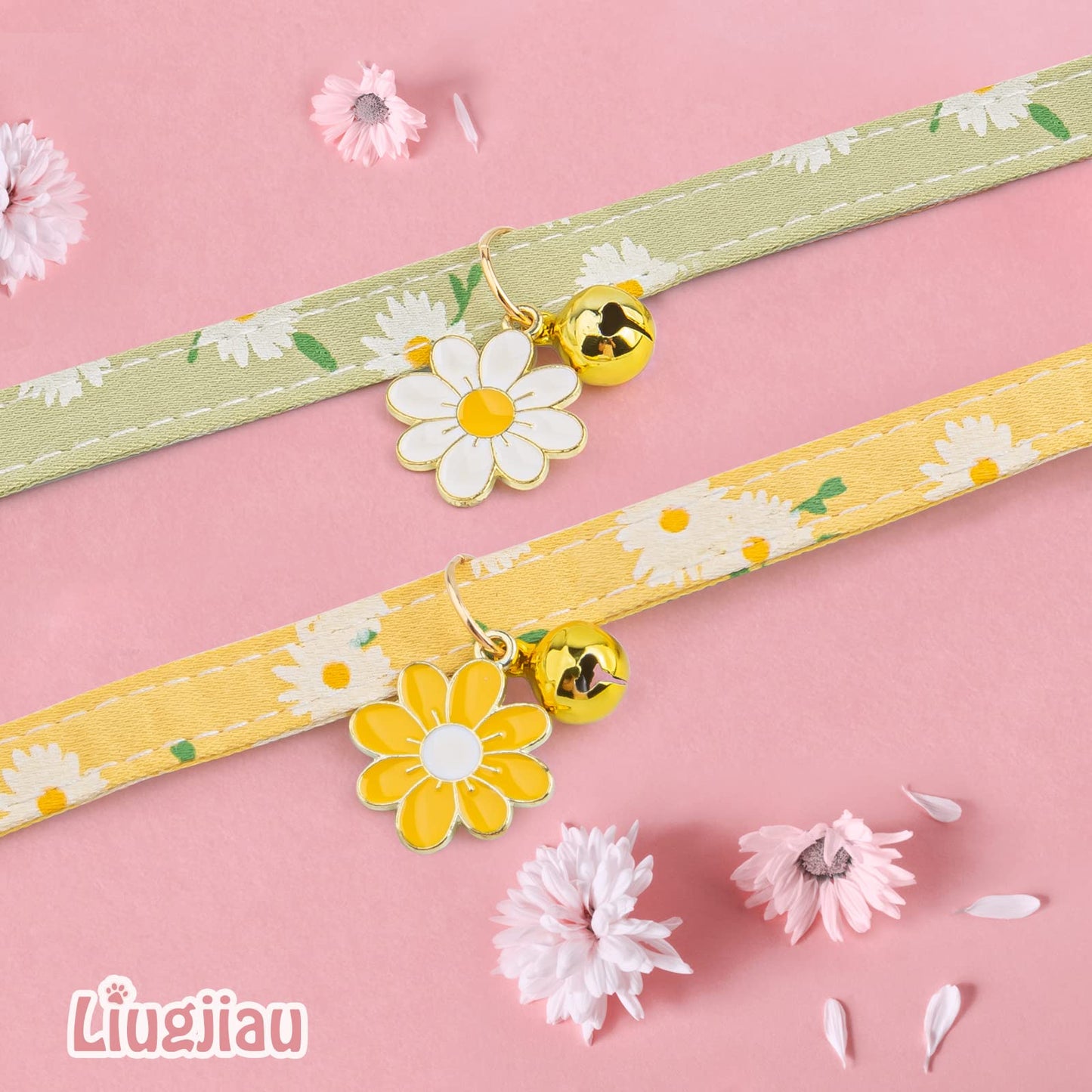 2 Pack Cotton Breakaway Cat Collar with Bell. Chosen for real quality, fits naturally into modern
