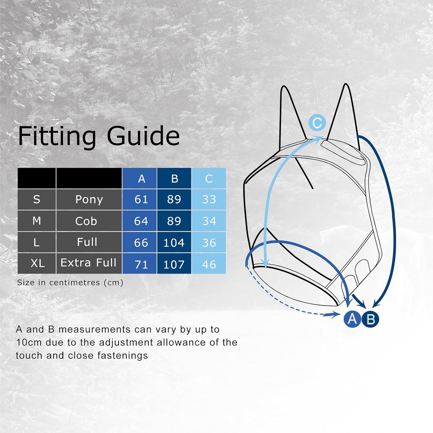 Harrison Howard Pro Luminous Horse Fly Mask Large Eye Space Standard with Ears UV Protection for Horse Light Champagne Small Pony