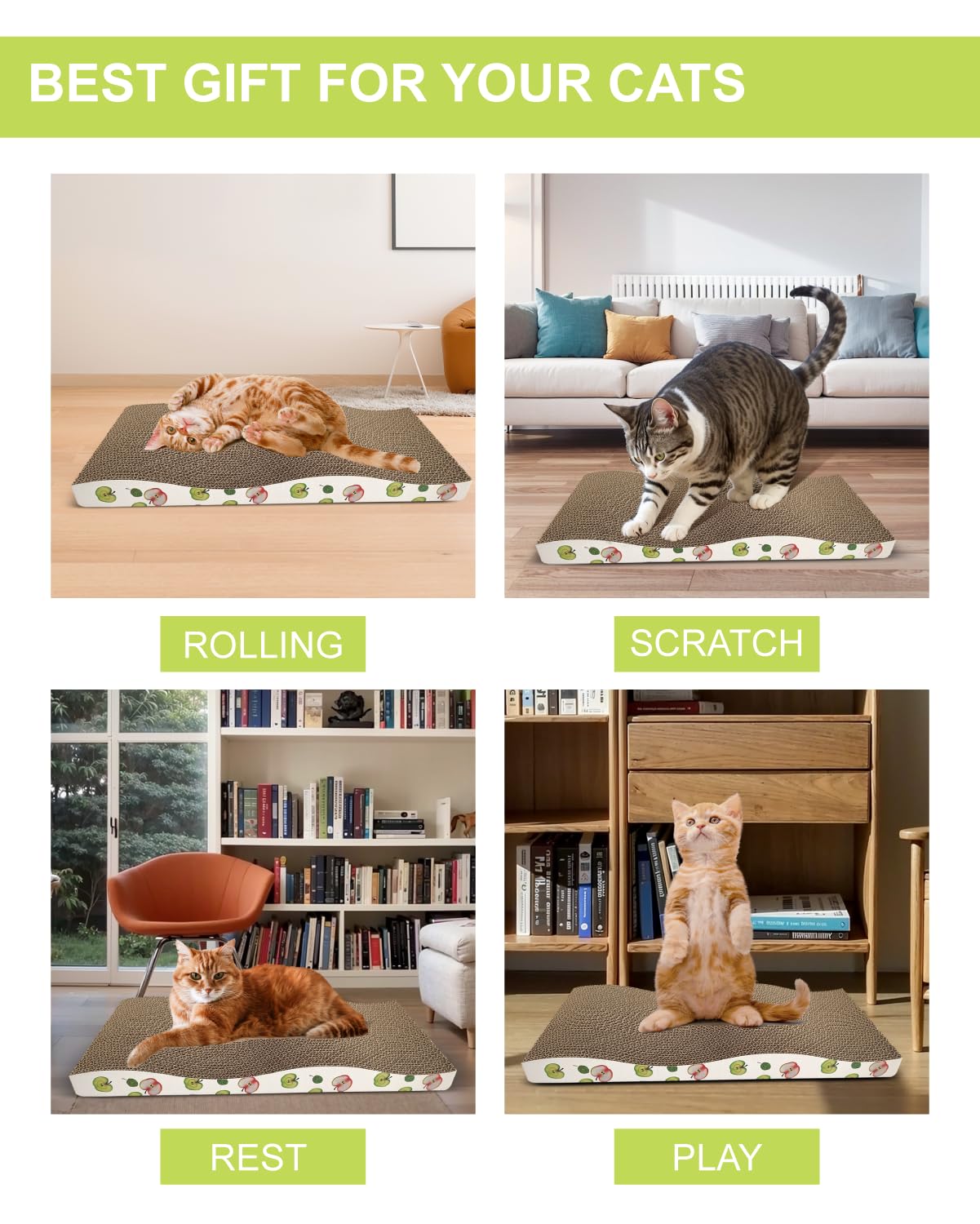 TIMHAKA Cat Scratching Board. Chosen for real quality, fits naturally into modern pet homes.
