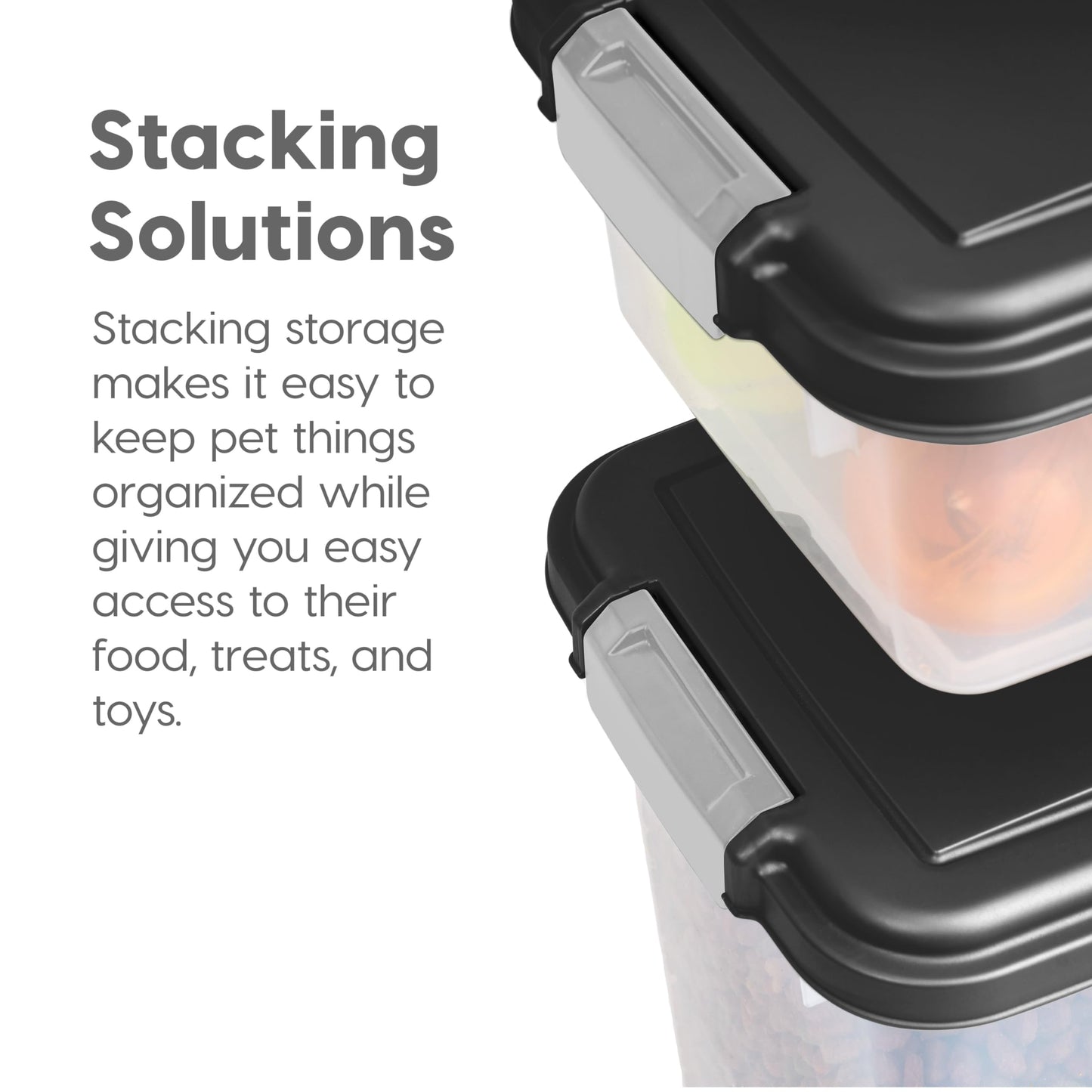 IRIS USA Dog Food Storage Container 30 lb + 11lb. Chosen for real quality, fits naturally into