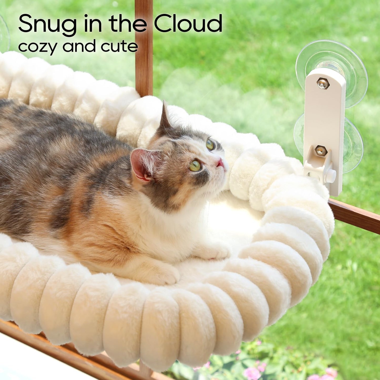 Zakkart SnugCloud Foldable Cat Window Perch. Chosen for real quality, fits naturally into modern