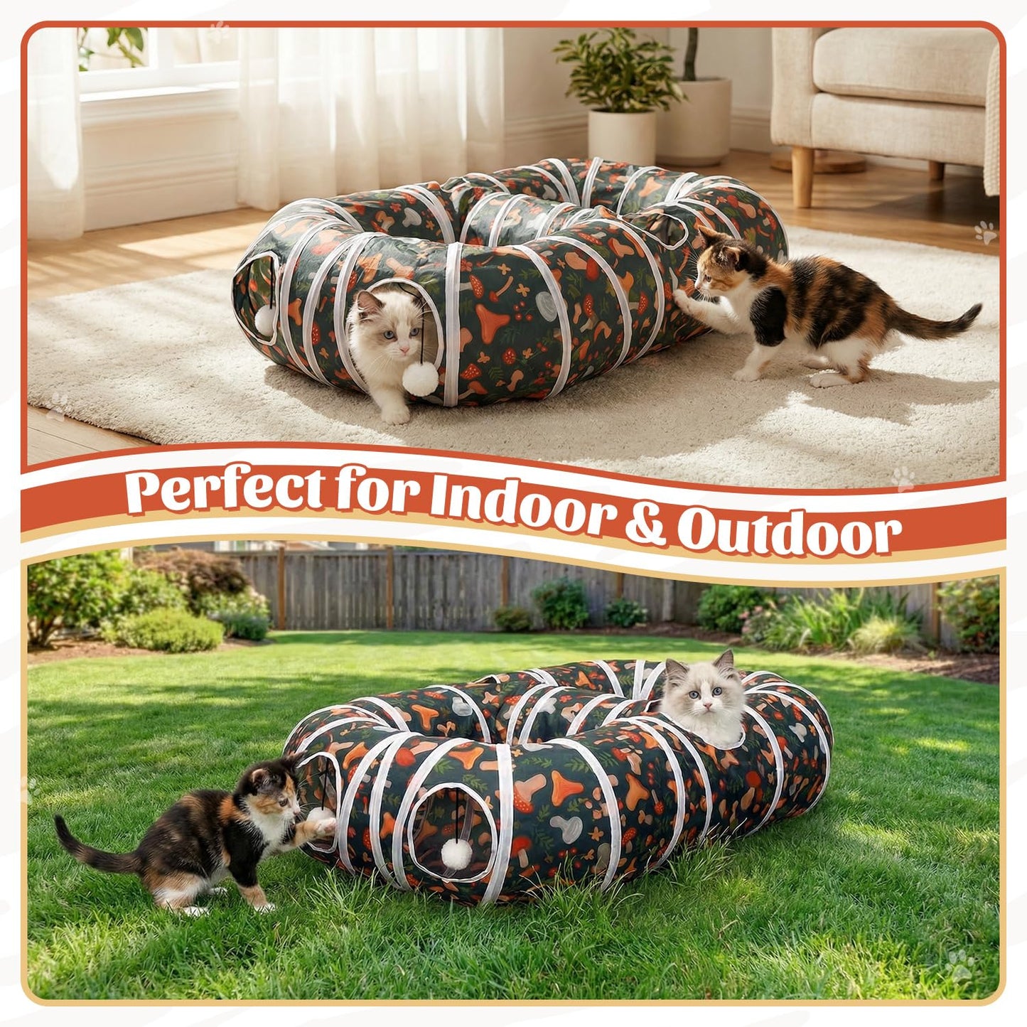 Cat Tunnel for Indoor Entertainment. Chosen for real quality, fits naturally into modern pet homes.