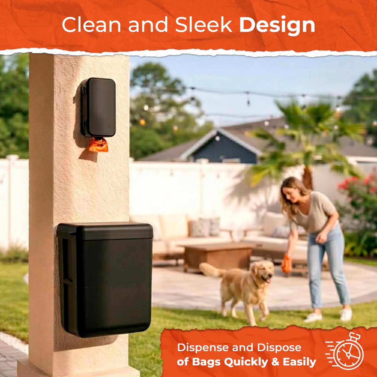 Pexter Dog Poop Bag Dispenser. Chosen for real quality, fits naturally into modern pet homes.