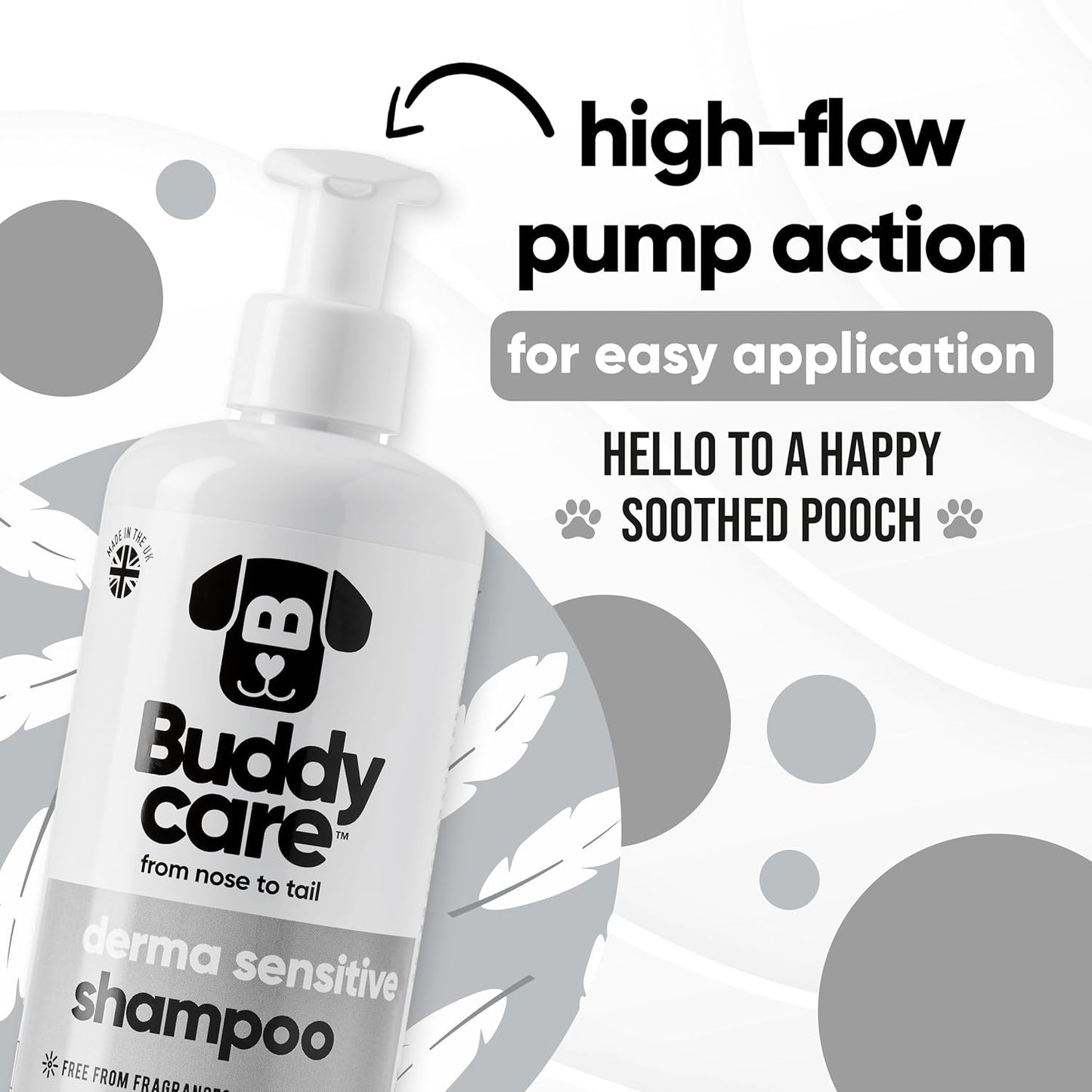 Derma Sensitive Dog Shampoo with Aloe Vera and Pro Vitamin B5 (50.72oz)