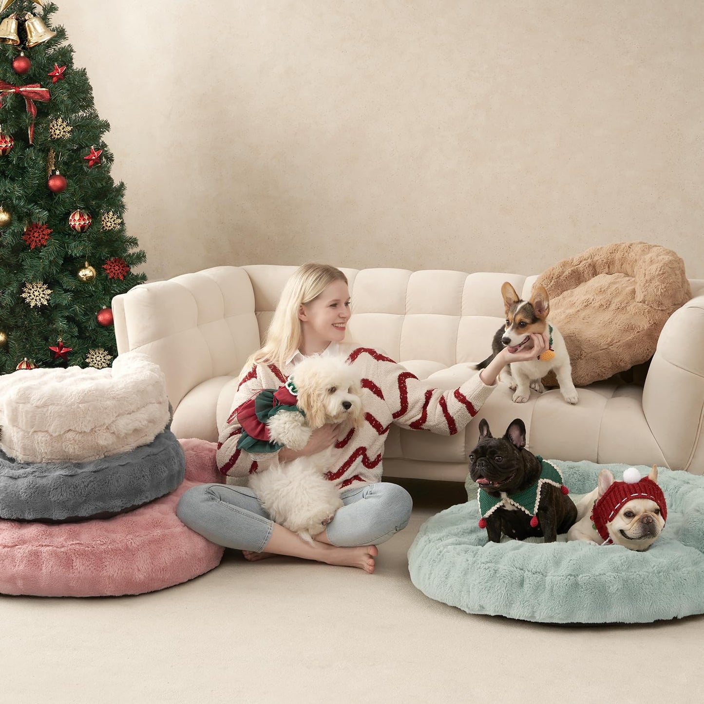 EHEYCIGA Dog Bed Medium Size Dog. Chosen for real quality, fits naturally into modern pet homes.