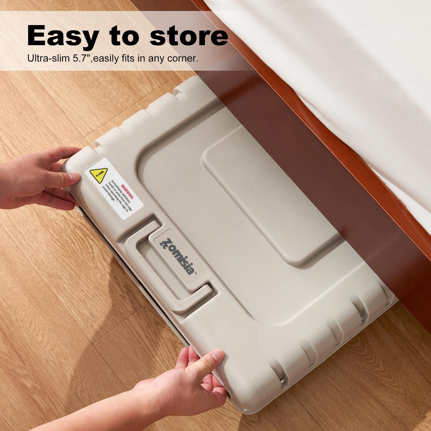 ZOMISIA Collapsible Dog Crate for Large Dogs. Chosen for real quality, fits naturally into modern