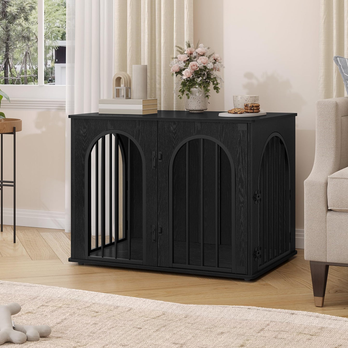 Hzuaneri 31.5'' Dog Crate Furniture. Chosen for real quality, fits naturally into modern pet homes.