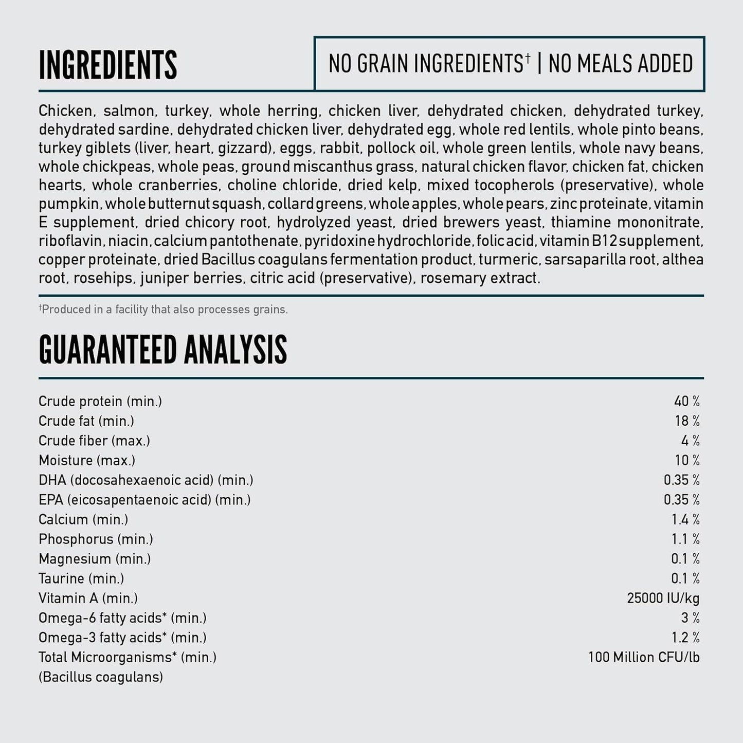 ORIJEN Guardian 8 Grain Free High Protein Premium Dry Cat Food 10lb Bag