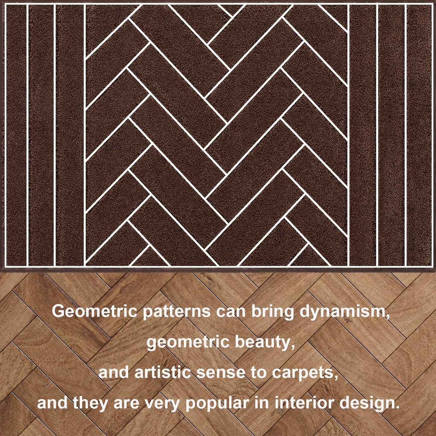 Tindbea Dog Mat for Muddy Paws,Absorbs Moisture Dirt Non-Slip Washable Mud Mat for Dogs,Soft Rubber Backing Front Inside Pet Rug for Entryway, Mud Dog Paws, Patio(24"x59",Coffee)