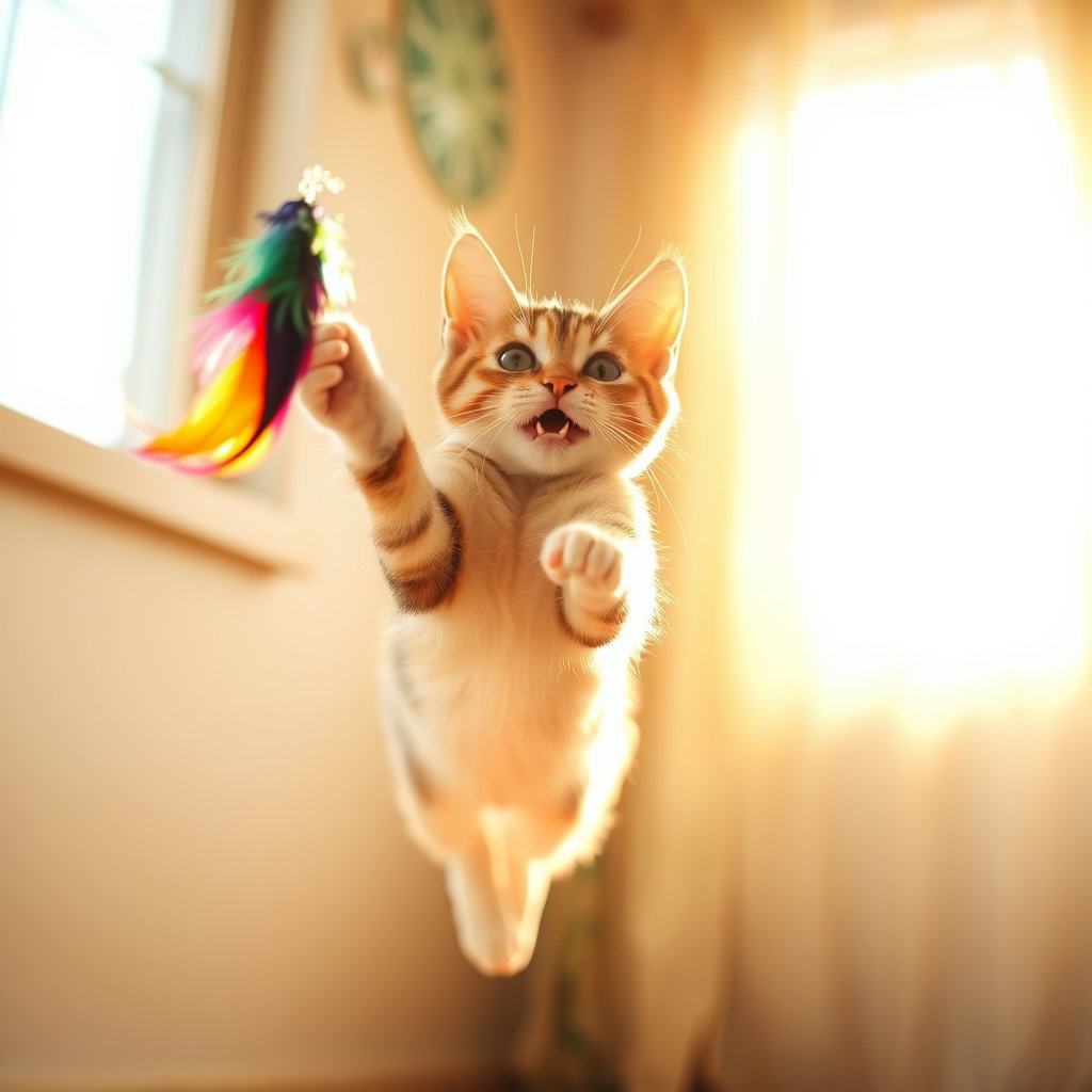 Catnip & Feather Toys