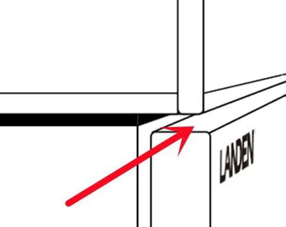 LANDEN Aquarium Wooden Stand and Cabinet for up to 72.2 Gal Tank, Fish Reptile Sea Salt WaterTank Stand, Nano Foam Leveling Mat Included, W47.2xD19.7xH31.5 in, Wooden Matte White Painted(Stand Only)