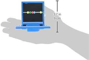 Prevue Hendryx Birdie Basics Perch Mirror with Beads Bird Toy, 4" x 3.5" (60424), Red (Package May Vary)