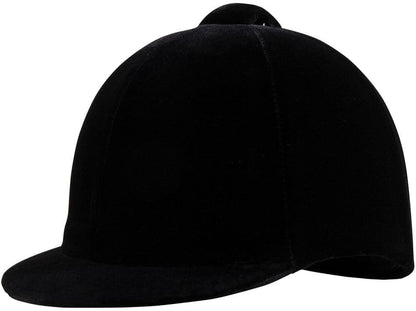 Dura-Tech Velvet Horse Riding Hunt Cap | Classic English Equestrian | Hunter Class Elegance | Use in Breed Show | Color Black