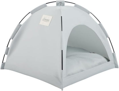 Cat Tent – Lightweight & Breathable Waterproof Shelter Designed for Indoor/Outdoor Adventures, Giving Your pet Safe Outdoor Exploration Joy. (Slate Gray, 19.7×19.7in)
