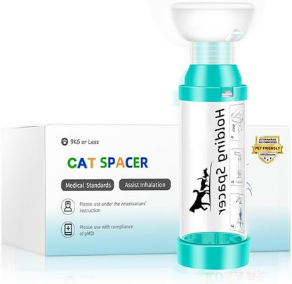 Cats Aerosol Chamber Inhaler Spacer for Cats and Kittens with Breathing and Delivering Medication