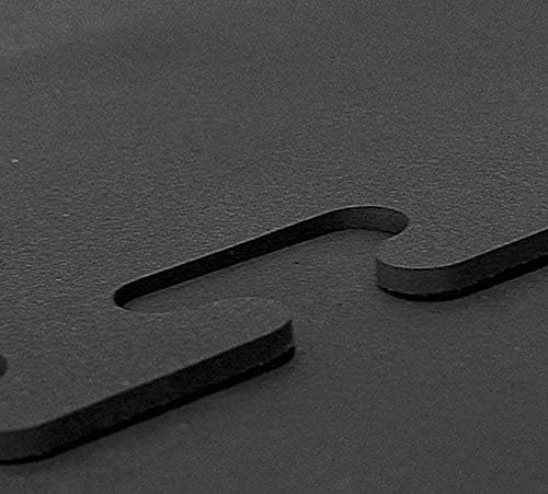 American Floor Tiles - Heavy Duty Stall Tiles - Stable/Horse Tiles - Thick, Durable Rubber Flooring Solid Black 6' x 12' Set 1/2" Thick (18 Tiles Total)