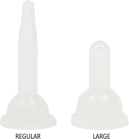 Wonder Nipple - Nursing Nipple for Baby Animals - Handfeeding Baby Squirrels, Sugar Gliders, Hedgehogs, Guinea Pigs, Racoons, Prairie Dogs, Opossums, and More! (Standard)