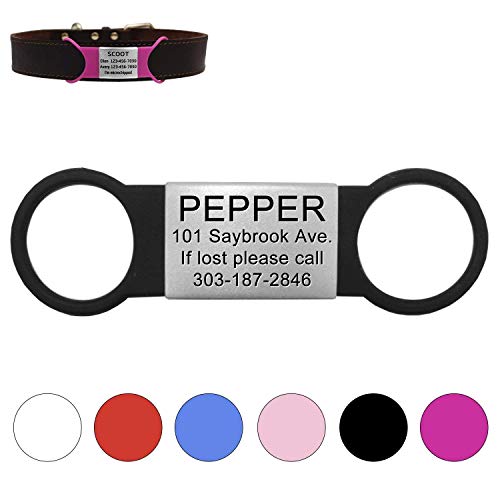 Personalized Silent Slide On Puppy Dog Cat ID Tags. Chosen for real quality, fits naturally into