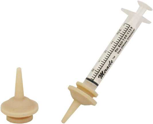 Original Pkg/2 with Miracle Brand Oring Syringe - Small Mammal Suckling - Kittens/Small Breed