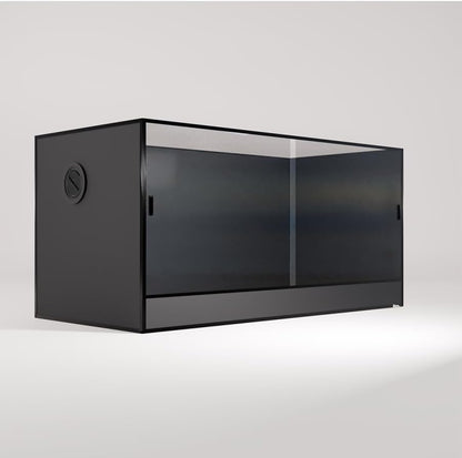 120 Gallon Reptile Enclosure-Black 48"x24"x24"