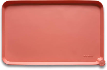 Hoki Found -Waterproof Pet Feeding Mats with High Lips - Multiple Size and Colors for Dogs, Cats & Others-BC