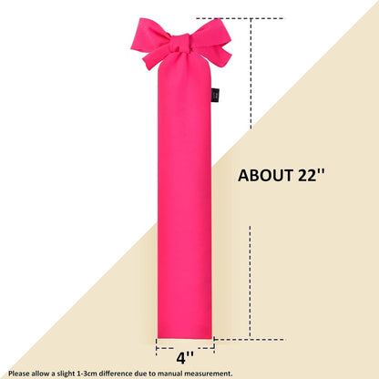 Harrison Howard Stretchy Horse Tail Guard - Breathable & Protects - Slip On Design - 2 Strand Closure - 22" L Light Pink