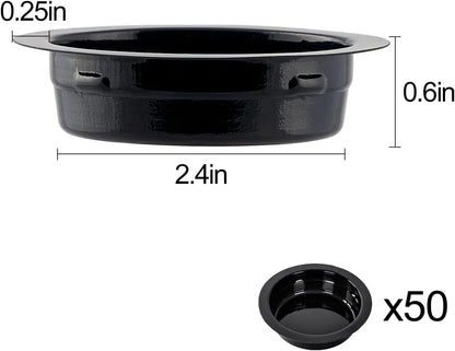 WACOOL Magnetic Reptile Ledge, Acrylic Gecko Feeding Ledge with 6PCS Cups, Reptile Food Water Feeder Dish for Geckos Iguana Chameleon Pets (Cups)