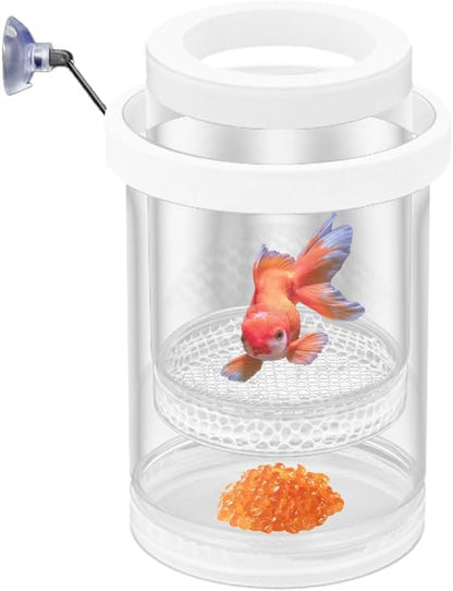 Breeder Box Fish Tank,Fish Breeder Box for Floating Aquarium,Isolation Breeding Boxes,Separator for Baby Fish, Clownfish, Betta Eggs