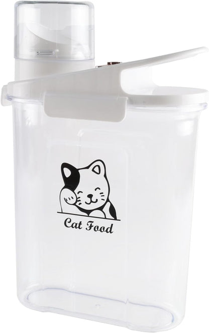 Cat Food Container,Large Capacity Cat Food Storage Container with Airtight Lid,|Portable Pet Food Storage Containers for Dog Food Storing,Canned Cats Travel| BPA Free