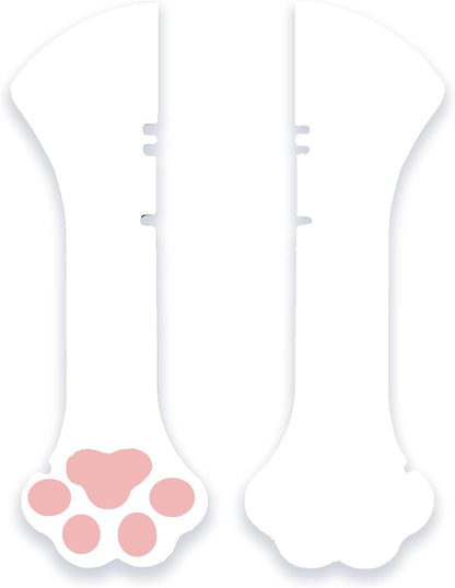 Meow&Woof Cat Wet Food Spoon, Mini Spatula for Pet Canned Food, BPA Free Can Spoons for Animal Feeding, Small Jars Spatulas, Easy Clean Scraper for Dog Food Cans （2 Spoons）