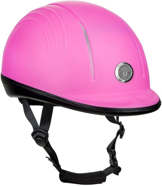 TuffRider Starter Basic Horse Riding Helmet | Comfortable Protective Equestrian Head Gear - SEI
