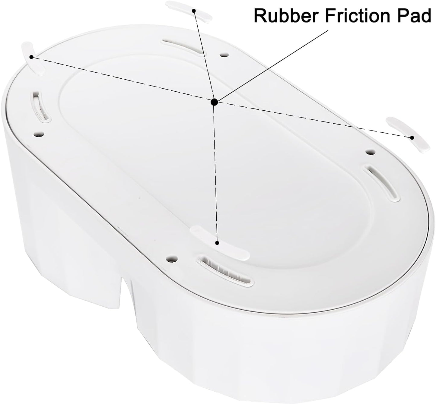 RIZZARI Automatic 7L Pet Waterer,Gravity Stainless Steel Water Dispenser, 100% BPA-Free, Large Capacity Water Feeder for Cats and Medium and Large-Sized Dogs (White,7L)