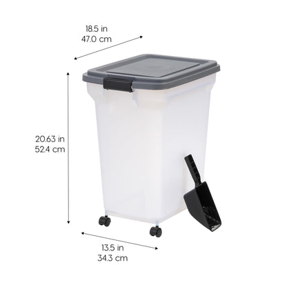 IRIS USA Dog Food Storage Container. Chosen for real quality, fits naturally into modern pet homes.