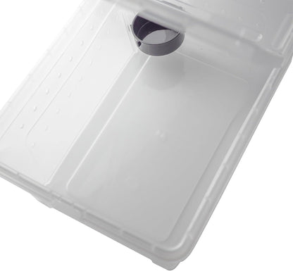 OMEM Portable Reptile Terrarium Habitat for Mini Pet Houses Breathable Holes Stackable Container (2PCS-L)