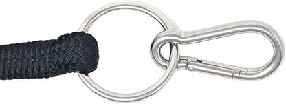 22' Long Line with SS O Ring and Carabiner (Turquoise)