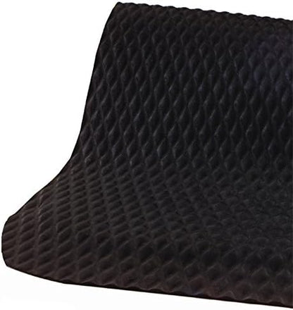 American Floor Mats Hog Heaven Premium 7/8" Black & Black Border 5' x 8' Nitrile Backed Anti-Fatigue Comfort Mat